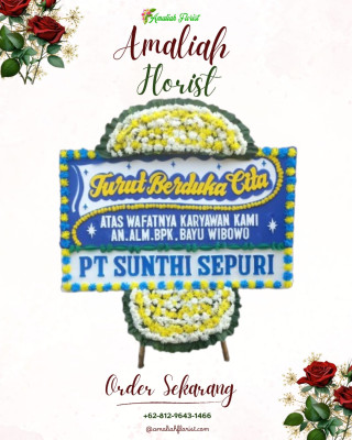 Papan Bunga Duka di Rogojampi