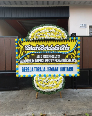 Papan Bunga Duka di Rogojampi