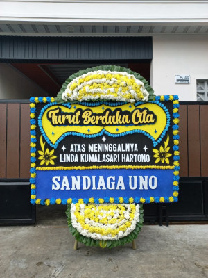 Papan Bunga Duka di Rogojampi